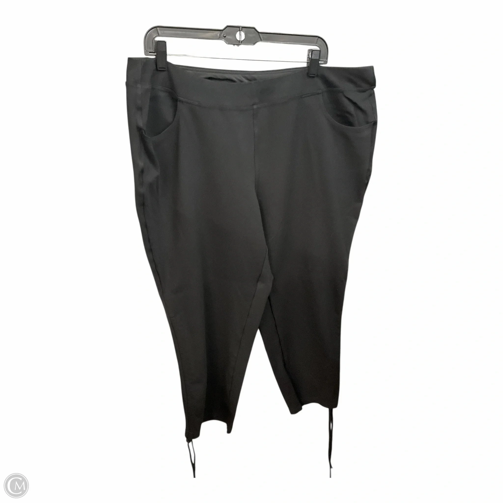 Pants Linen By Belle By Kim Gravel In Black, Size: 3x Urban Fit