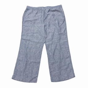 AbrasionResistantPanels Pants Linen By L.l. Bean In Blue, Size: 3x