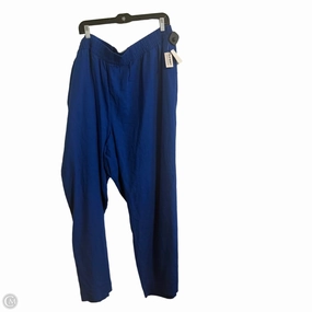 Pants Linen By Old Navy In Blue, Size: 3x Minimalist Look Cozy Style