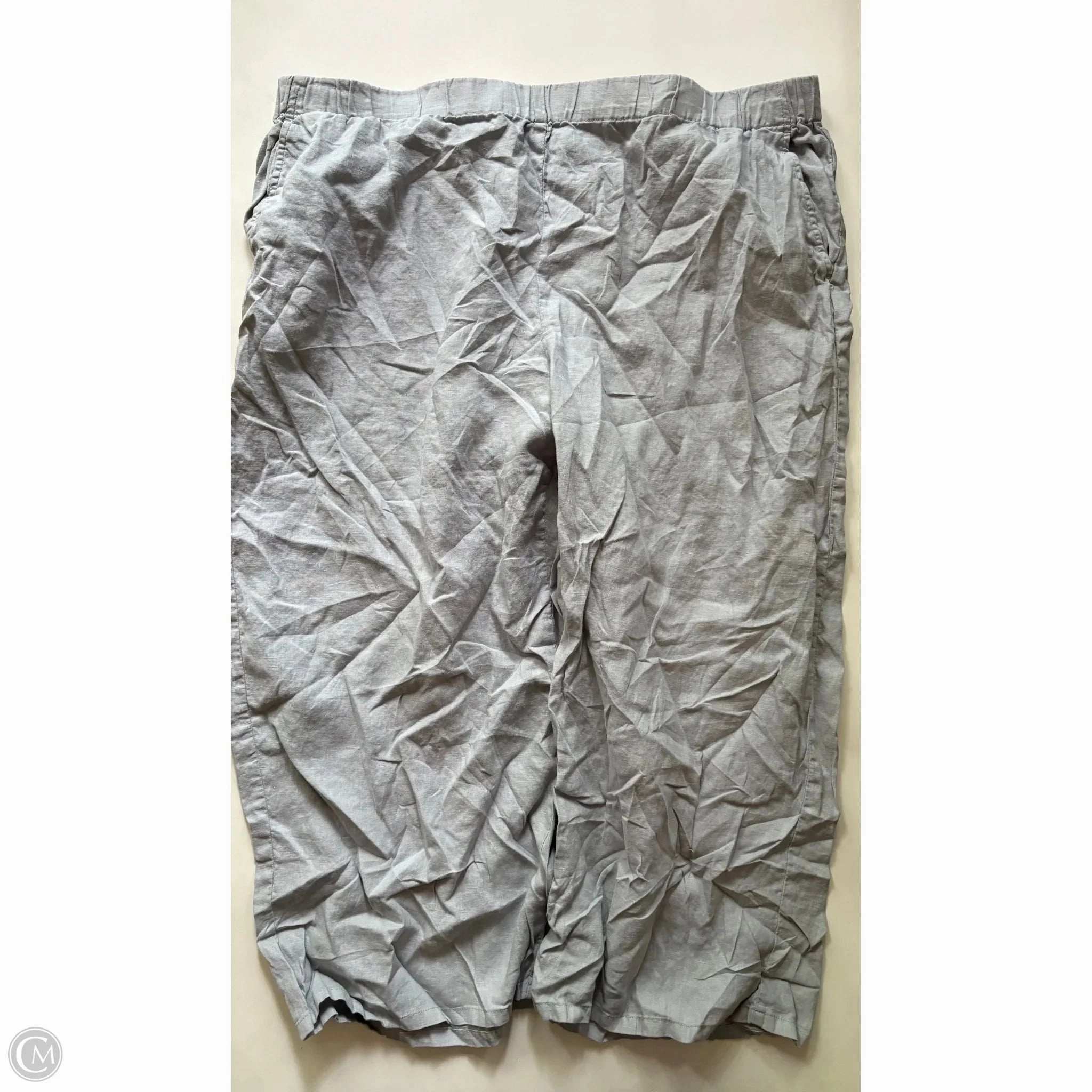 Pants Linen By Tahari By Arthur Levine In Multi-colored, Size: 2x Flexible Activewear Light Waist