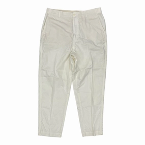 Day Ready Functional Comfort Wear Pants Linen By Uniqlo In Cream, Size:Xl