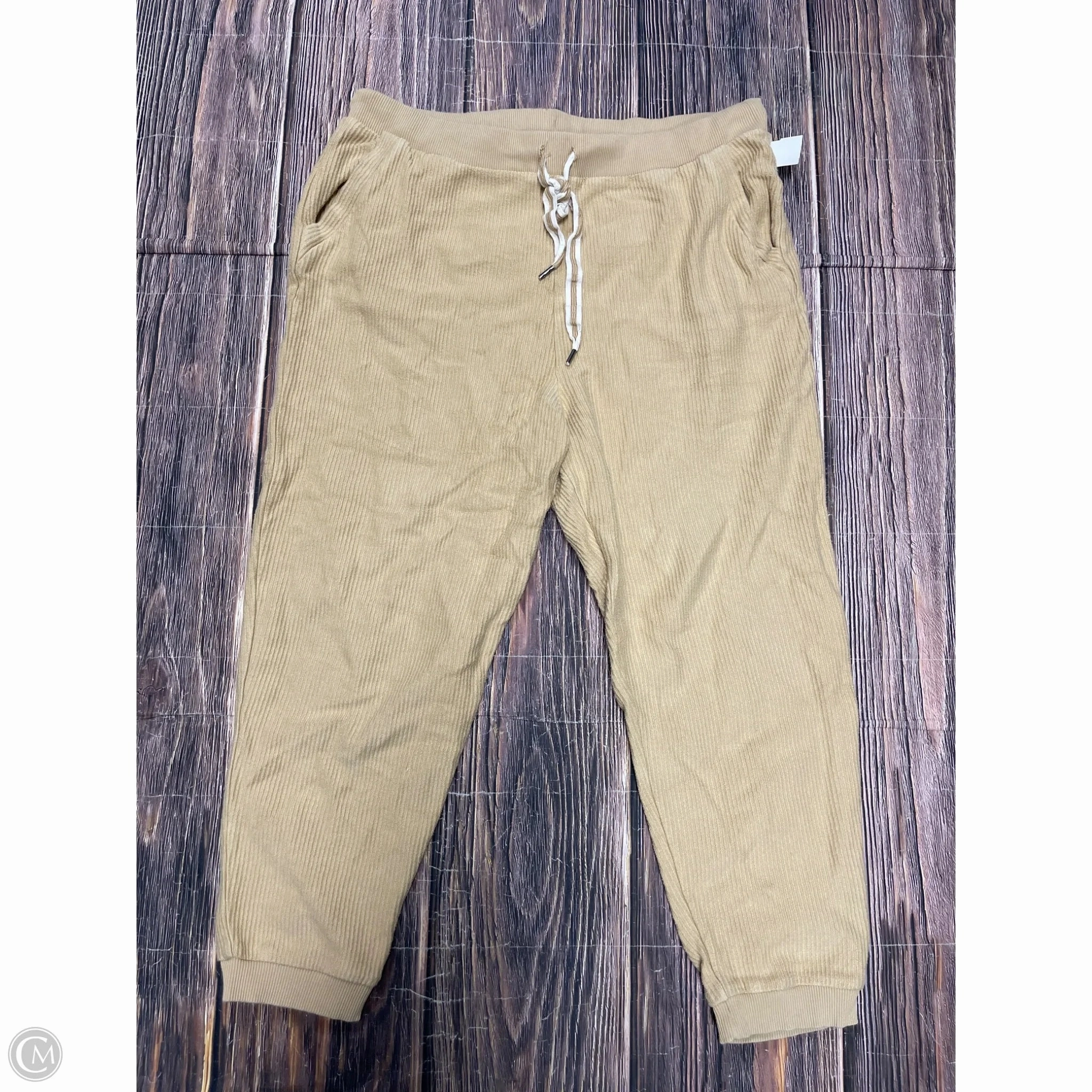 Pants Lounge By Aerie In Tan, Size: 1x Bold Design AntiStaticLining