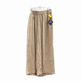 Pants Lounge By Ava & Viv In Tan, Size:3X Sport Performance Design WaterRepellentCoating