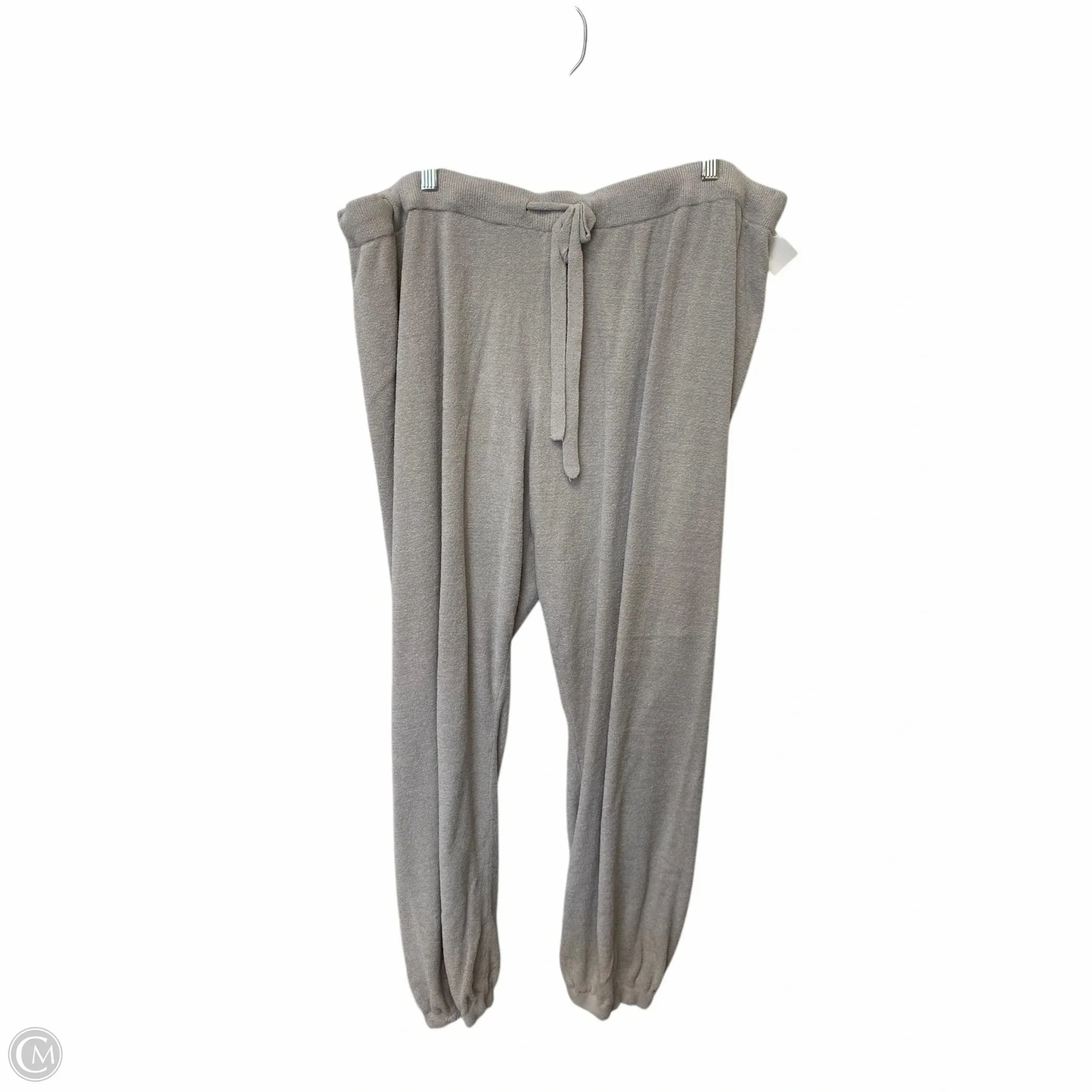 Pants Lounge By Barefoot Dreams In Grey, Size: 2x Non slip grip Sleek Fit