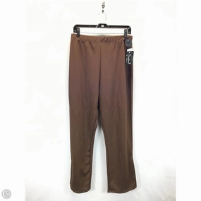 Pants Lounge By Clothes Mentor In Brown, Size: 1x Street Active Reinforced Stress Points