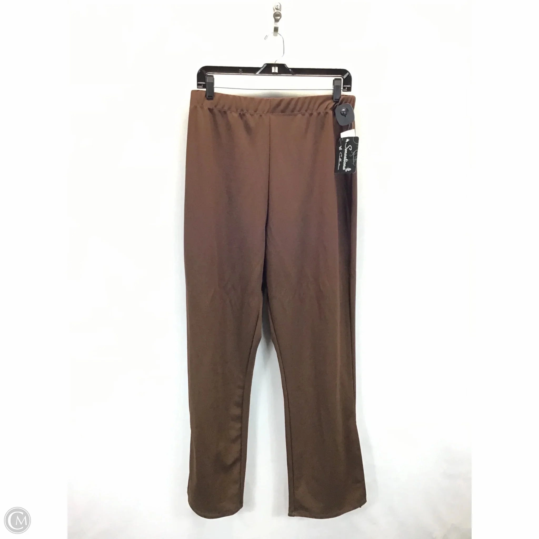 Pants Lounge By Clothes Mentor In Brown, Size: 1x Street Active Reinforced Stress Points