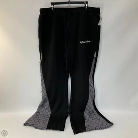 Urban Style BreathableFabric Pants Lounge By Cma In Black, Size: 3x