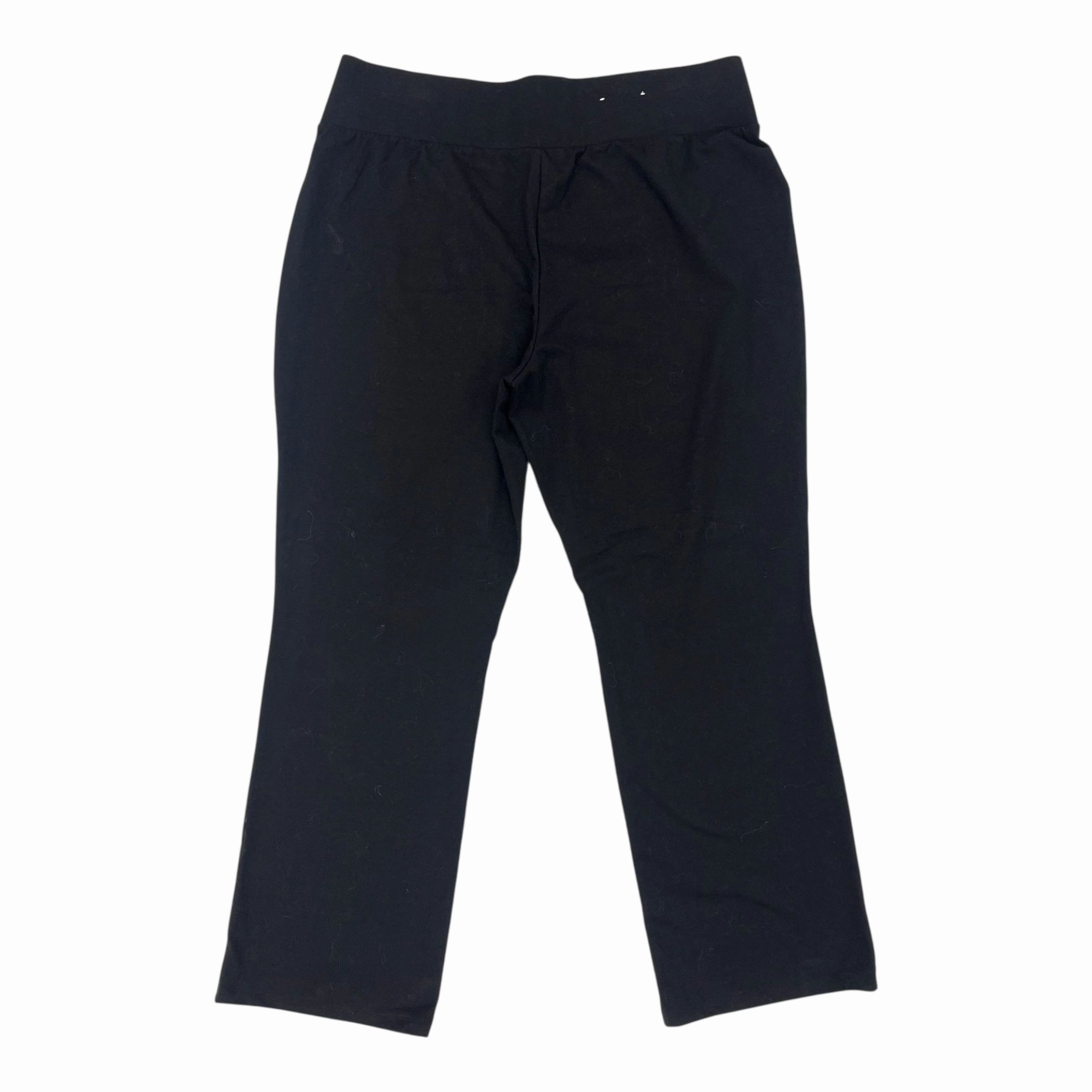 Full Flex Pants Lounge By Croft And Barrow In Black, Size:Xl
