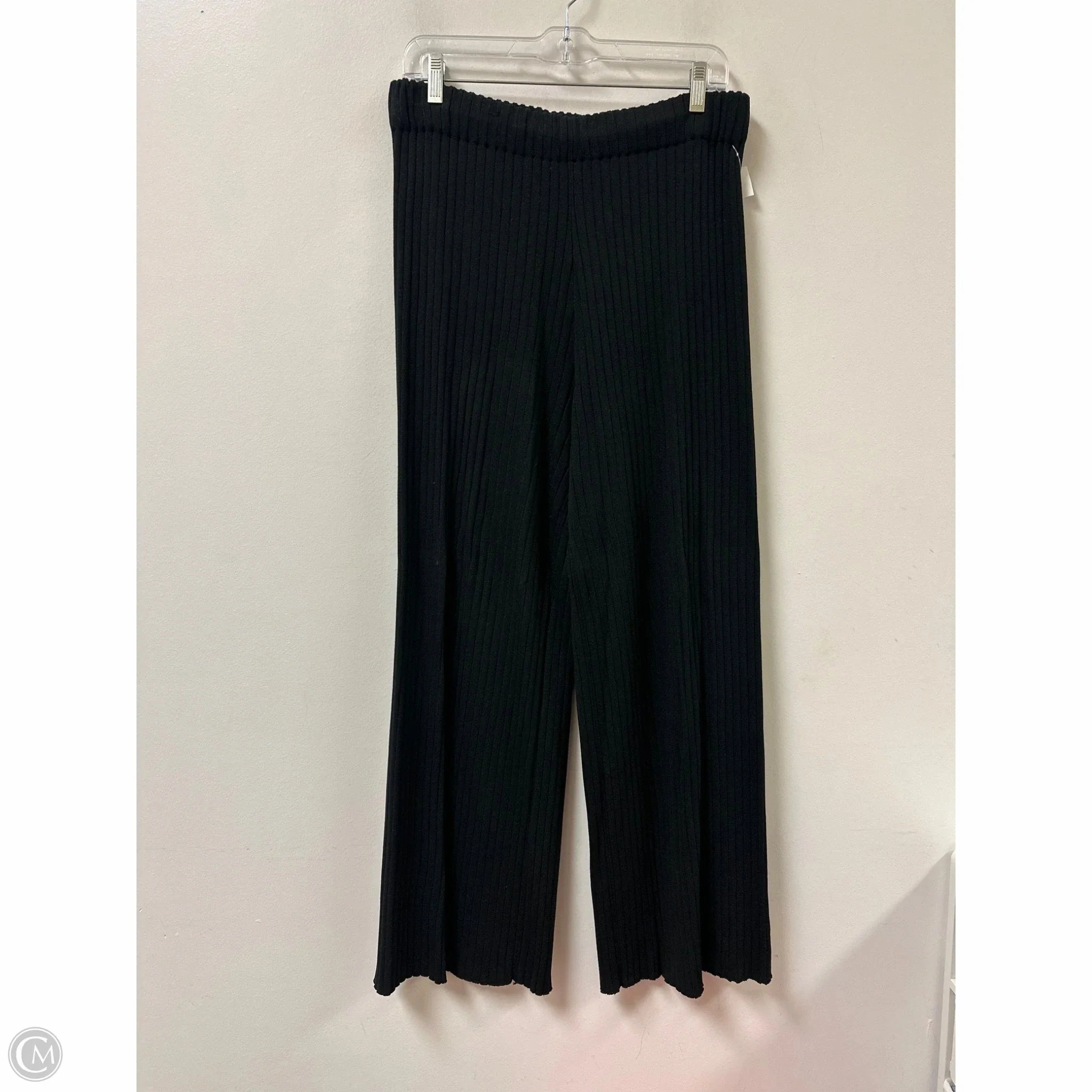 Pants Lounge By Forever 21 In Black, Size: 2x Adjustable loop Comfy Movement