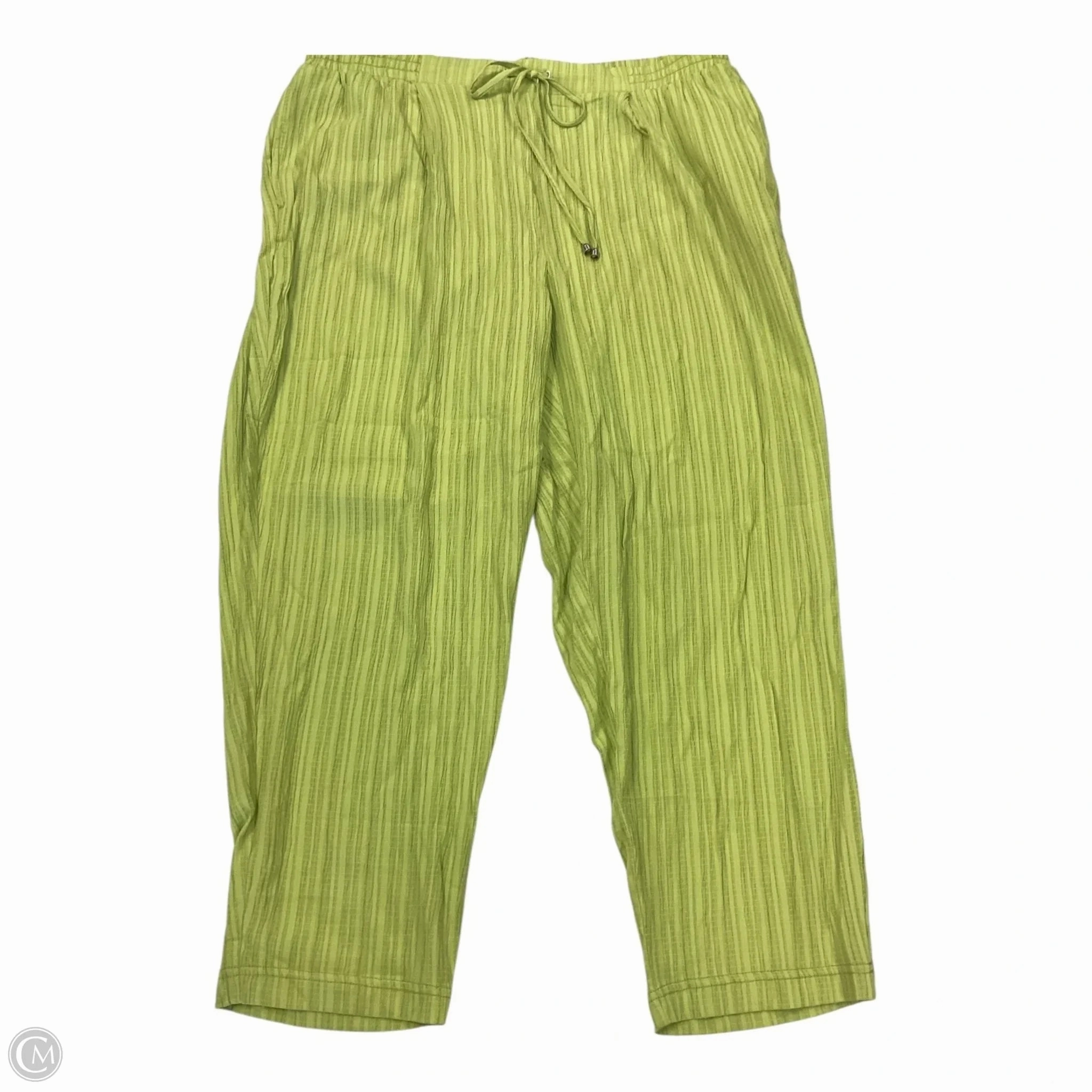 Pants Lounge By Soho Design Group In Green, Size: 2x DurablePolyester