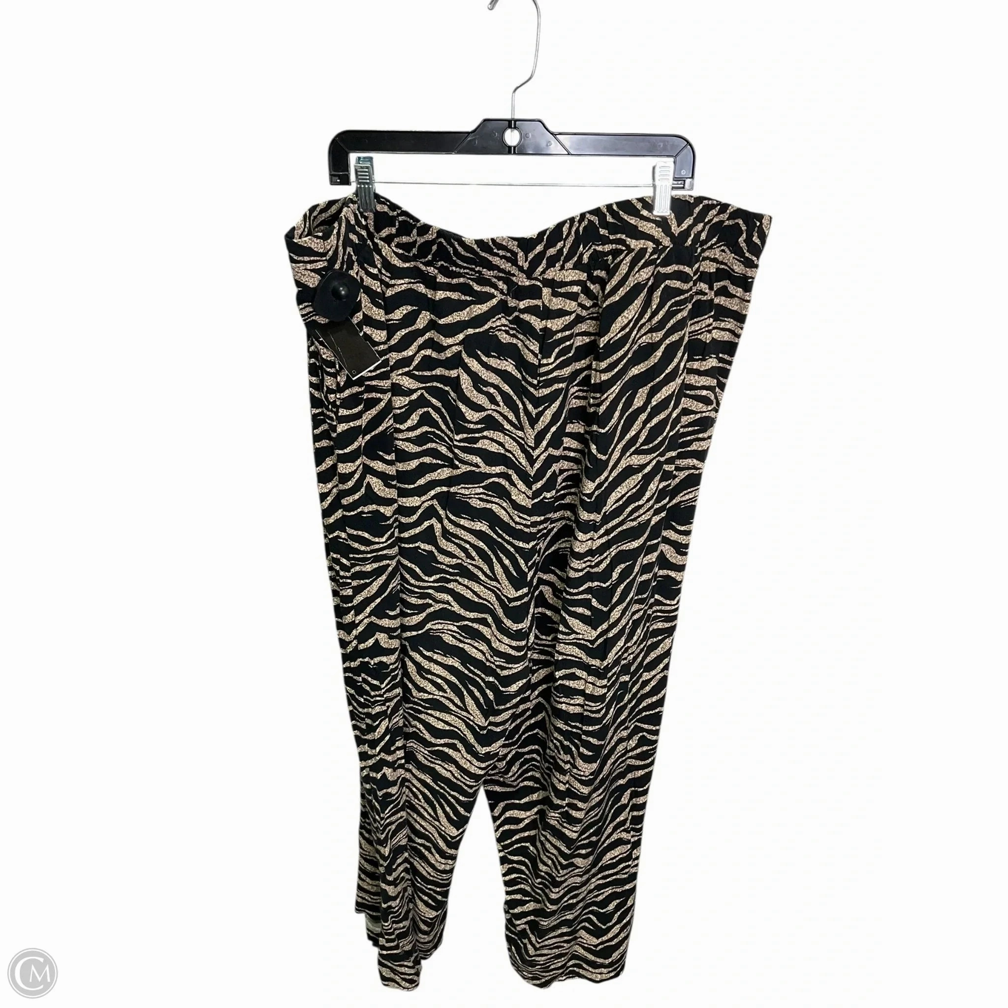 Anti Odor Technology Sleek Design Pants Lounge By Torrid In Animal Print, Size: 4x