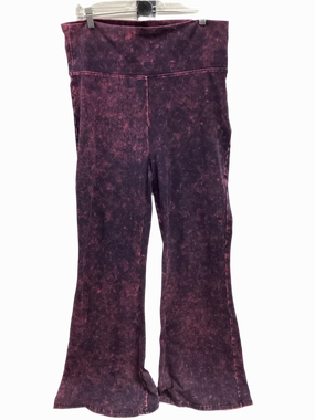 Day Comfort ReinforcedBeltLoops Pants Lounge By Zenana Outfitters In Purple, Size:Xl