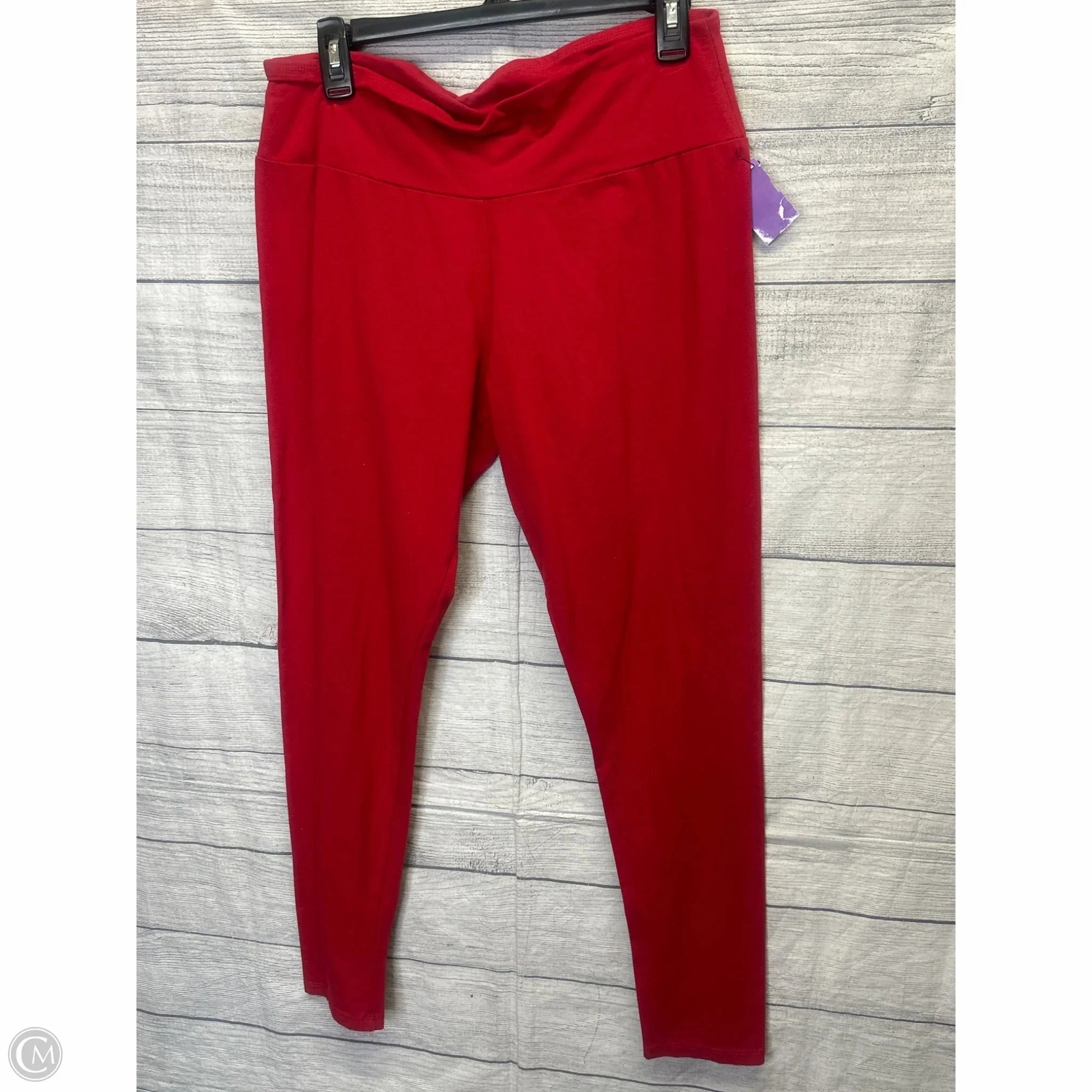 Pants Other By Ambiance Apparel In Red, Size: 1x Flexibility Fit Weekend Adventure