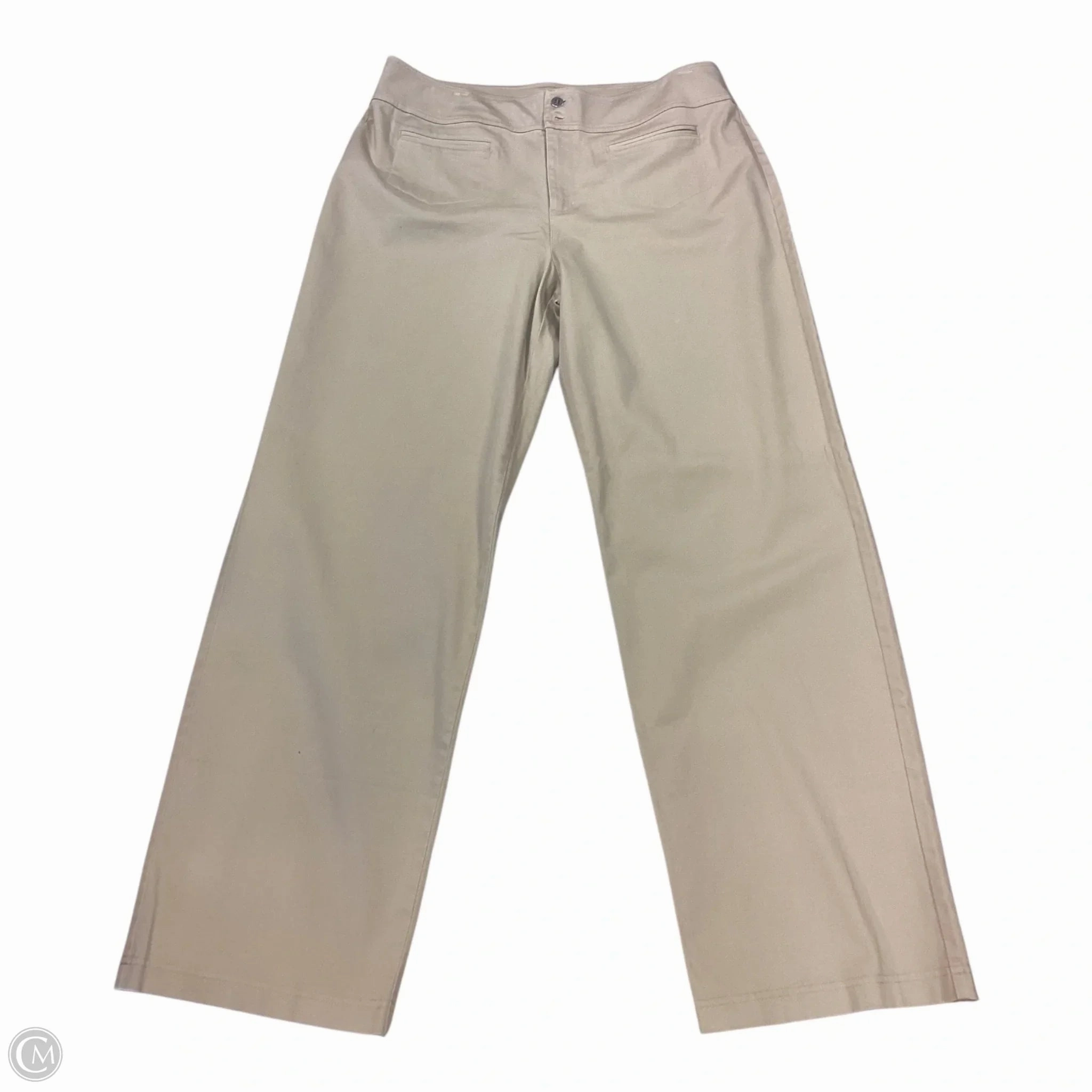 Pants Other By Chicos In Tan, Size: 3 xl SmoothZipper No Ride Fit