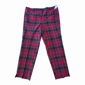 Pants Other By Lane Bryant In Plaid Pattern, Size: 2x Slim Profile