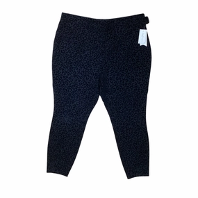 Chilly Layering Cold Weather Wear Pants Other By Maison Jules In Black, Size:2X