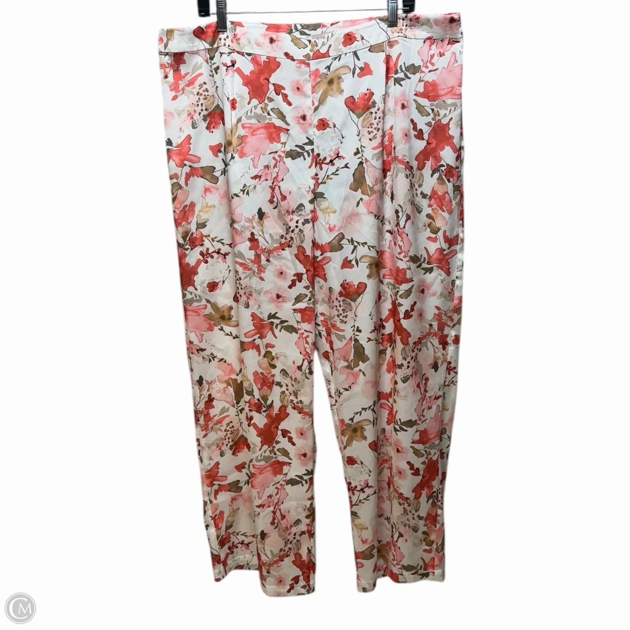 Pants Other By Ming Wang In Floral Print, Size: Xl Breathable Wearable Cozy Stretch Fit