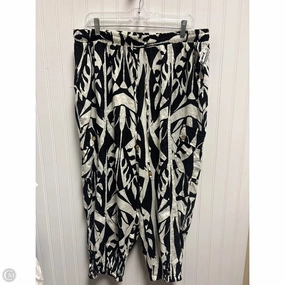 Organic Cotton AntiStaticFinish Pants Other By Rachel Zoe In Black & White, Size: 2x