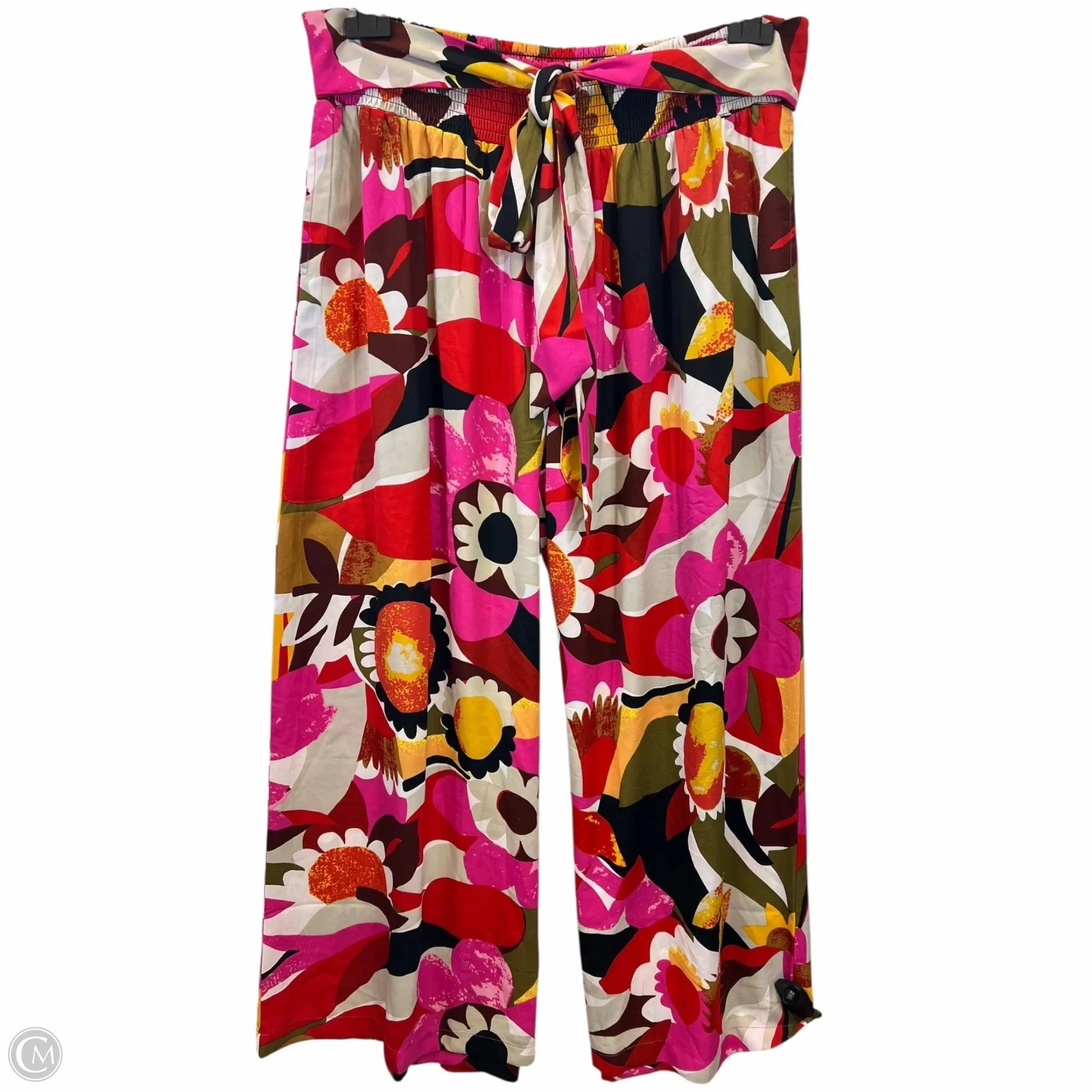 Pants Wide Leg By Ashley Stewart In Multi-colored, Size: 2x Relaxed Lines