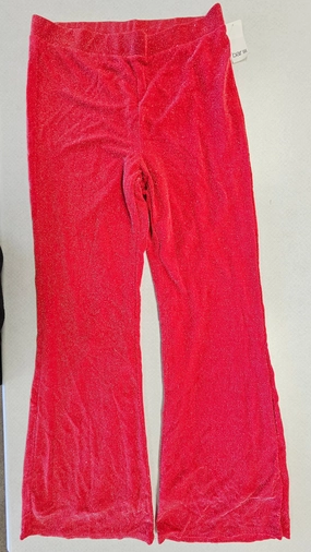 Rugged Fit Relaxed Waist Pants Wide Leg By Bar Iii In Red, Size:2X