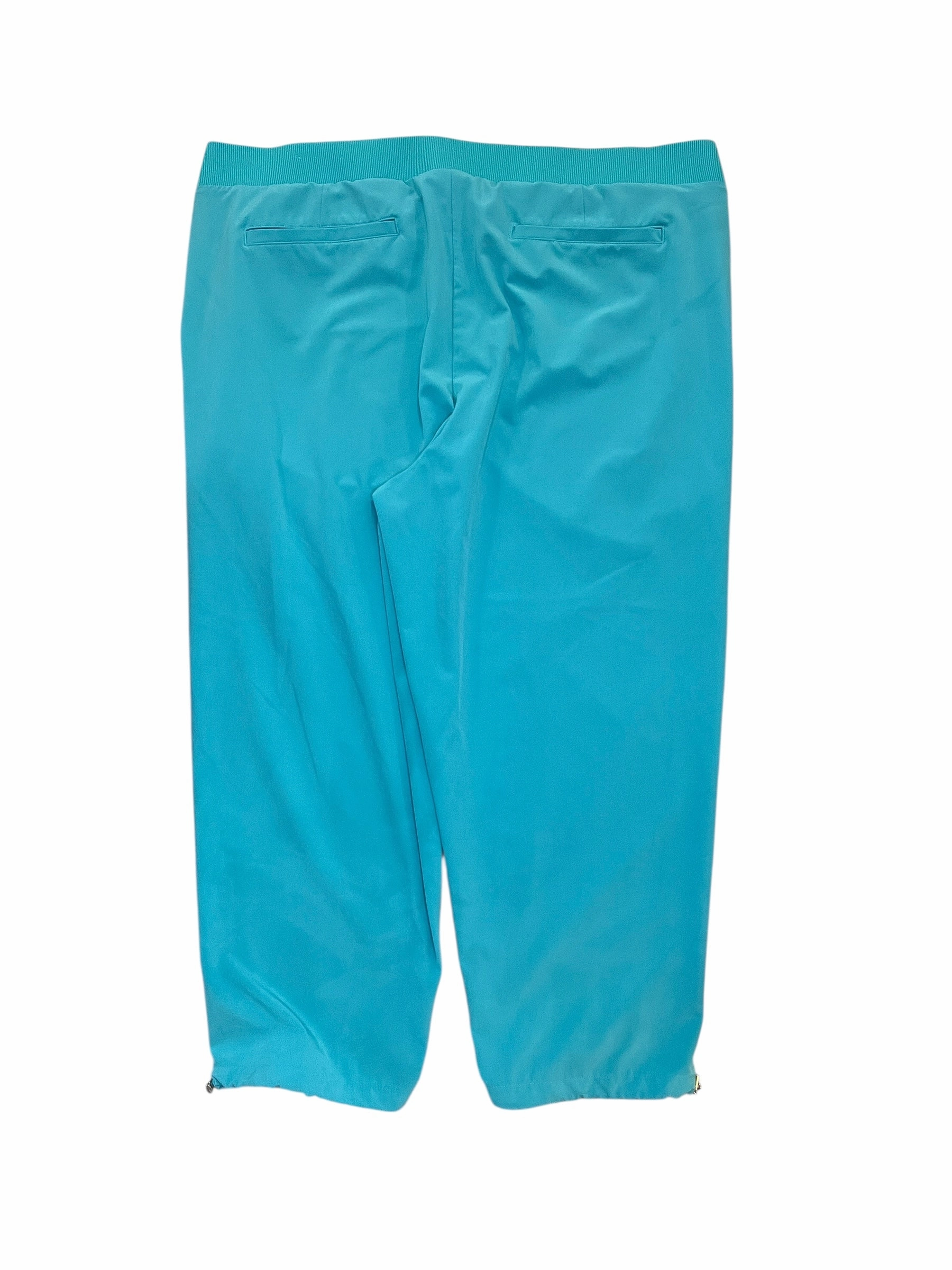 Pants Wide Leg By Chicos In Teal, Size:Xxl Thermal Insulation Layer