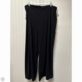Pants Wide Leg By Clothes Mentor In Black, Size: 3x Everyday Comfort Fit Sporty Stretch Fit