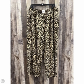 Pants Wide Leg By Shein In Animal Print, Size: 2x BreathableLining
