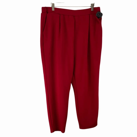 Pants Wide Leg By Shein In Red, Size: 3x Sleek Cut
