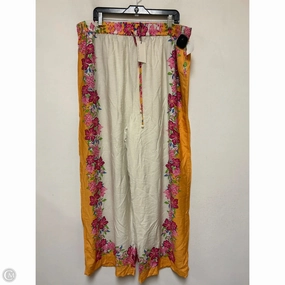 Pants Wide Leg By Skies Are Blue In Floral Print, Size: 2x Breathable Design Windproof coating