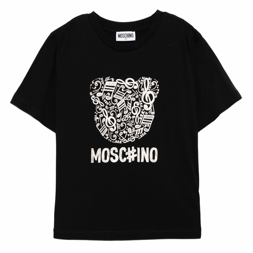 Sleek Design Moschino Kids Teddy Graphic Maxi T-shirt