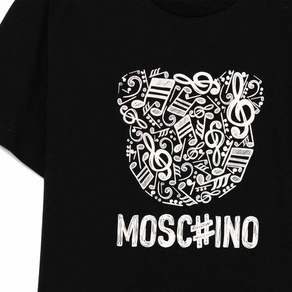 Moschino Kids Teddy Graphic Maxi T-shirt Light and Soft