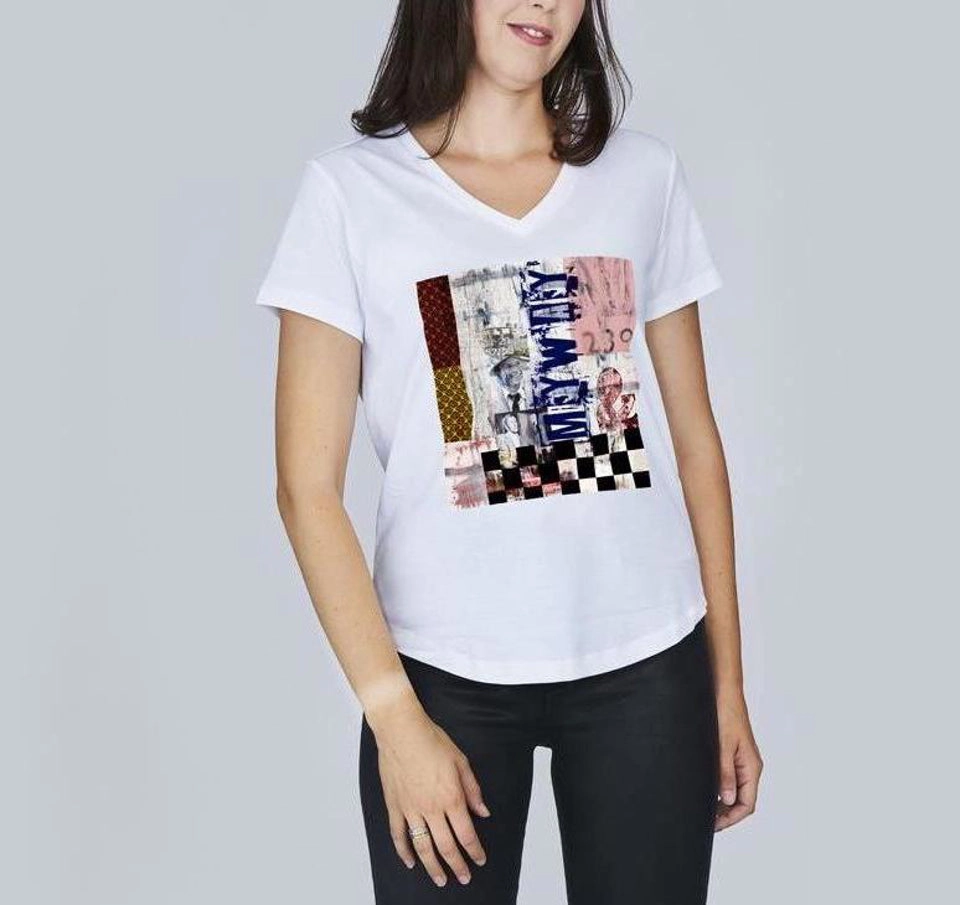 The Viv T-Shirt - My Way Abrasion Resistant Edging Boho chic