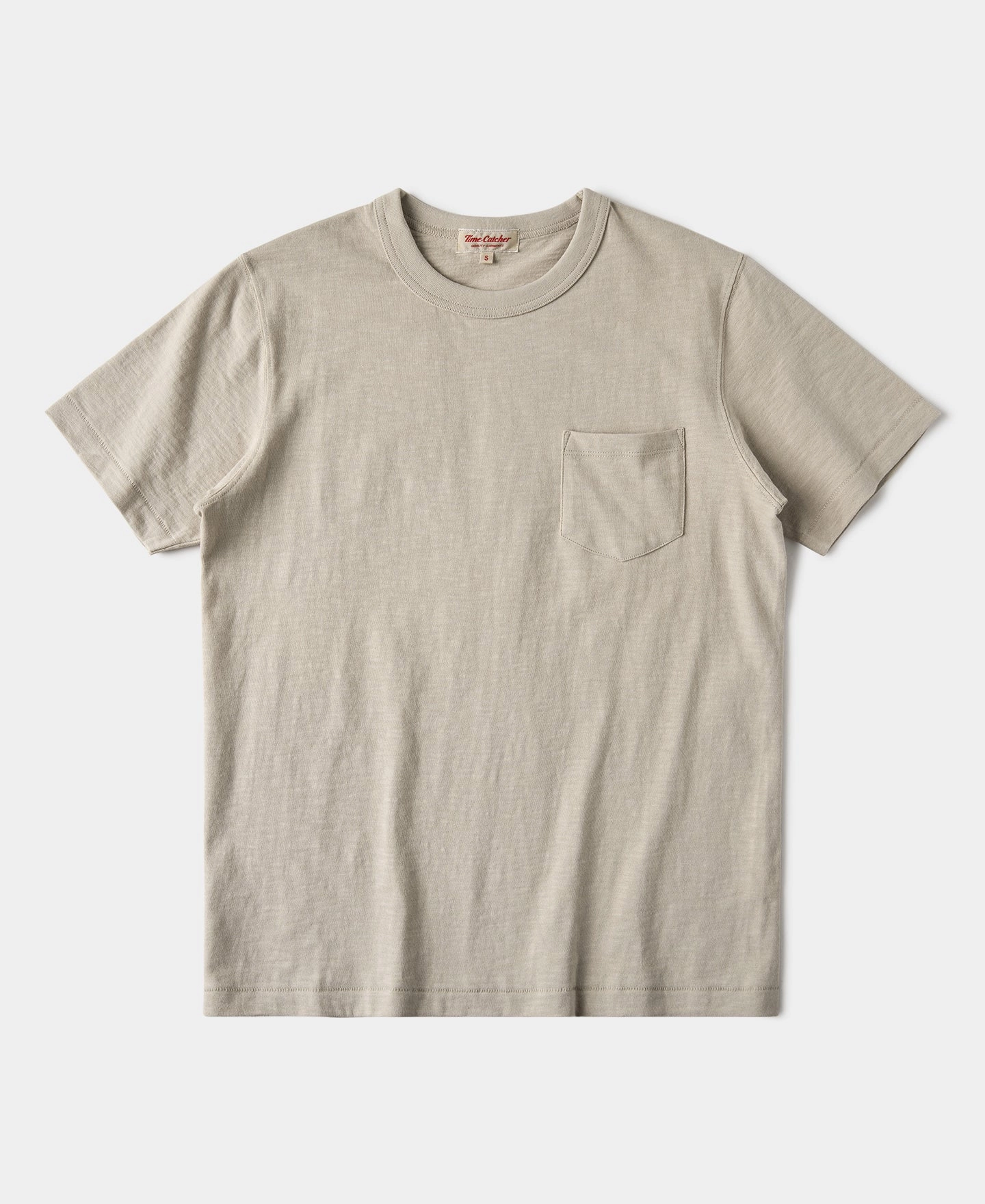Outdoor Adventure 7.4 oz Slub Cotton Loopwheel Tubular Pocket T-Shirt - Oatmeal