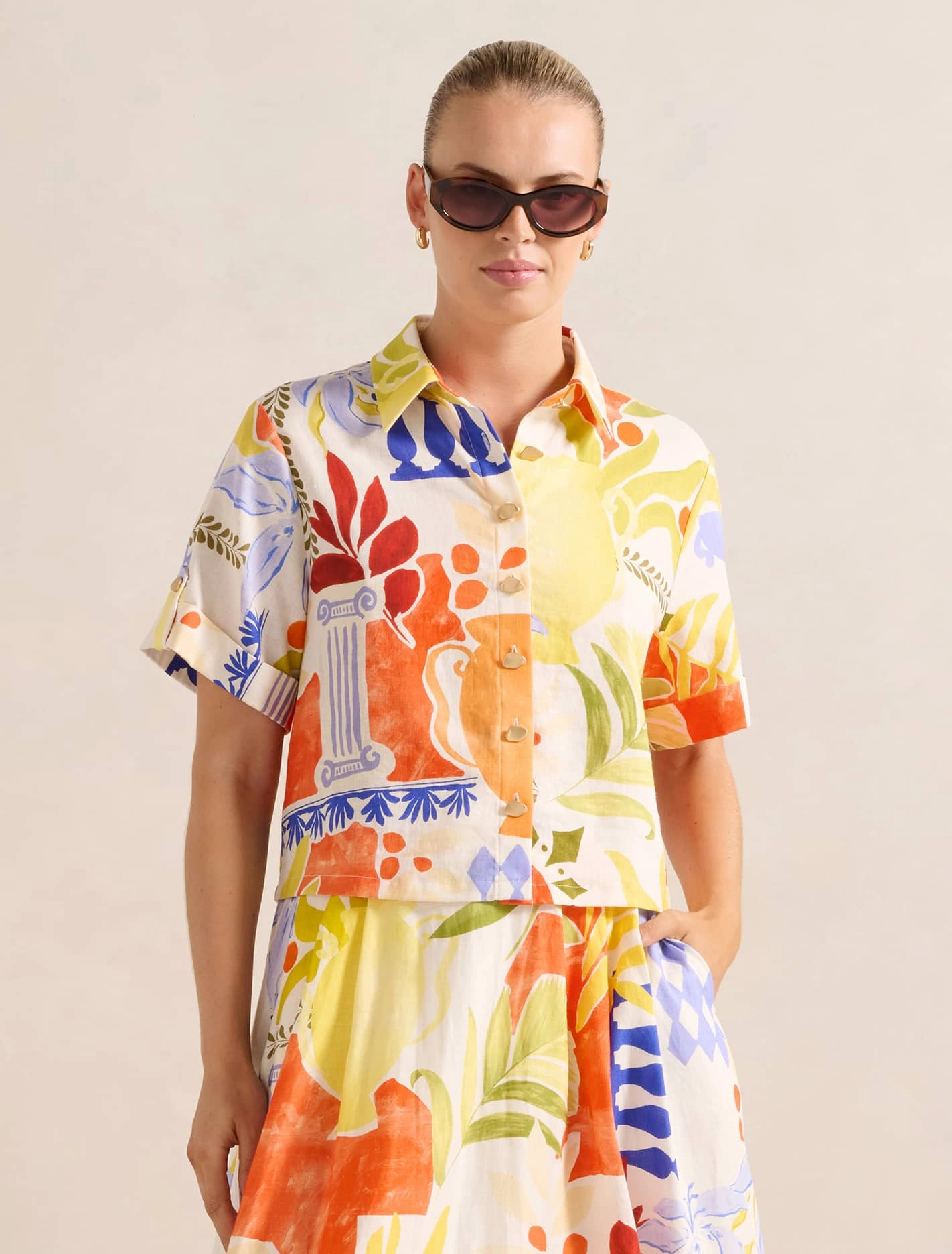 AntiPilling Finish Perla Linen Shirt