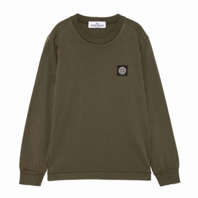 Stone Island Junior Long Sleeve T-shirt Fashion-Ready