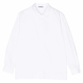 Durable Color Retention V-neck Shirt Patch Pocket Long Sleeve Shirt