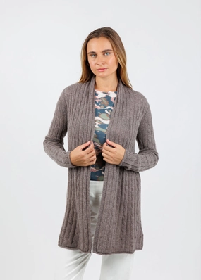 Breezy Cashmere Mini Cable Duster - Portobello Relax Fit Wear