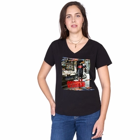 Layered Collar Linen blend The Viv T-Shirt - Ensemble