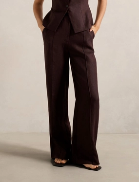 Posey Linen Wide Leg Pants No Pinch All-Purpose Wear