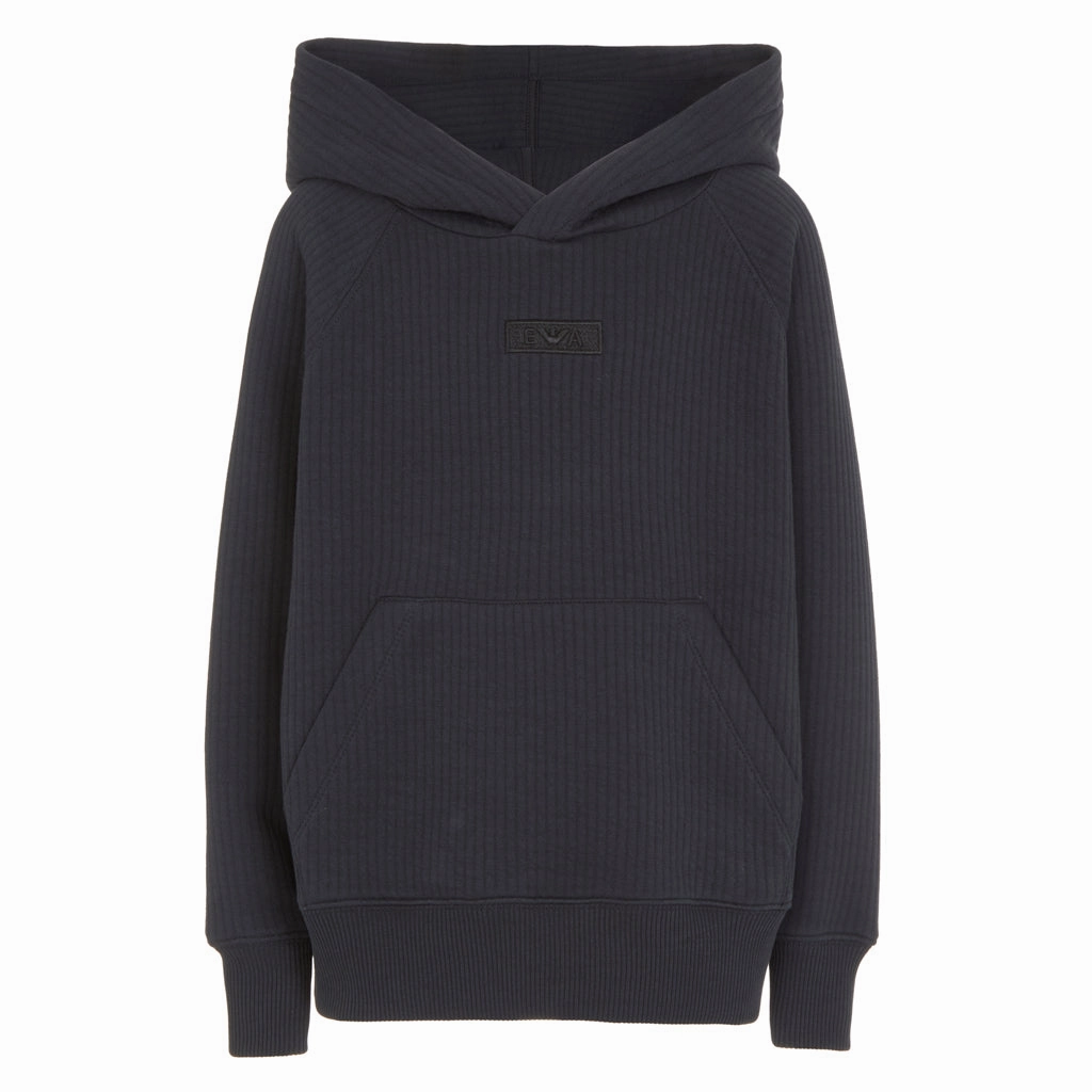 NonFadeFinish UltraLightweight Emporio Armani Junior Hooded Sweatshirt