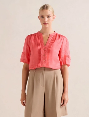 LongWearingComfort AllDayComfort Mariella Pintuck Blouse