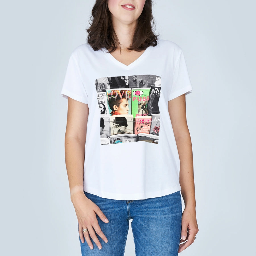 The Viv T-Shirt - Magazine Rack Timeless Fit