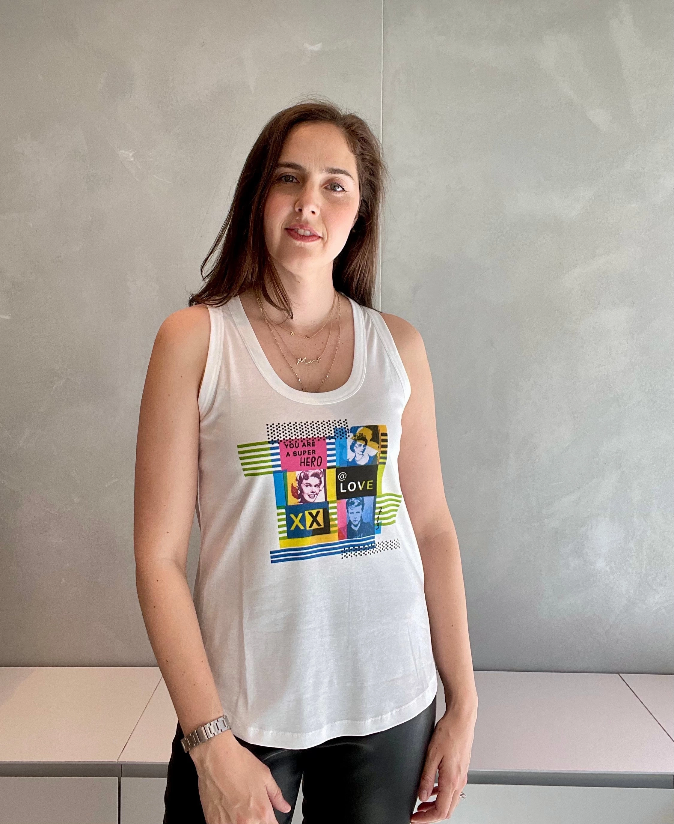 Abrasion Resistant Edging The Lola Tank Top - Super Hero