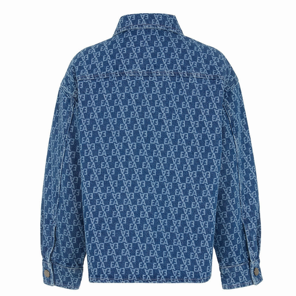 OversizedSilhouette Emporio Armani Junior Logo All-Over Shirt