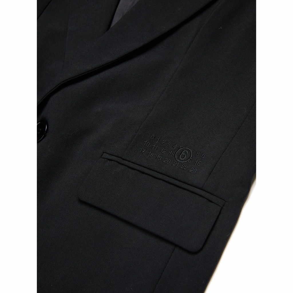 Hypoallergenic Fibers Windproof Closure MM6 Kids Vest Coat