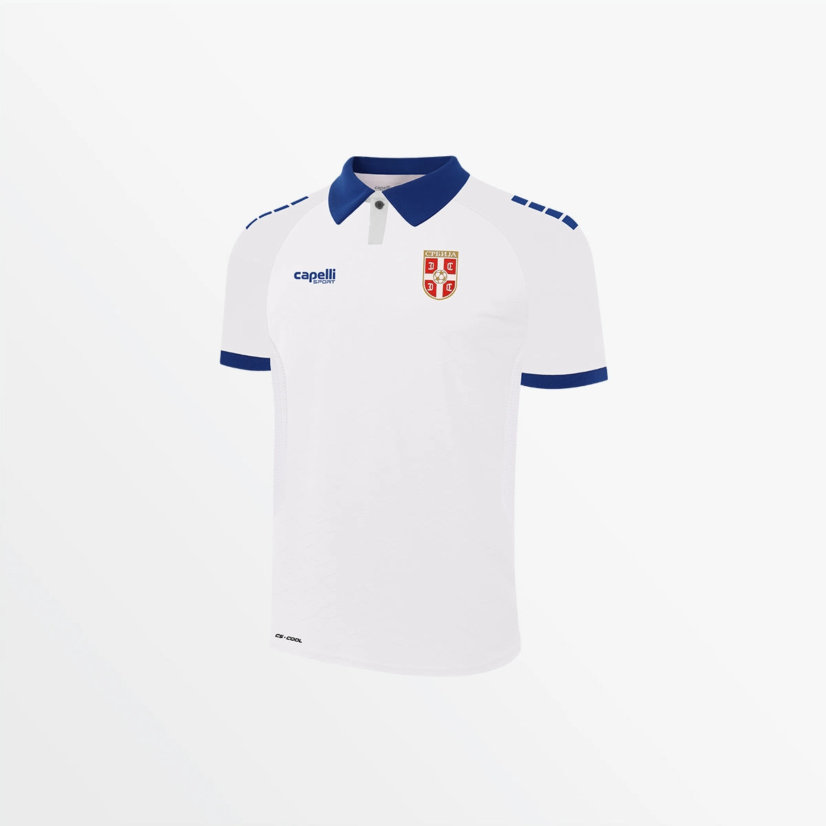 MEN'S SERBIA 2025/26 AUTHENTIC AWAY JERSEY Button Down Collar QuickDry Technology