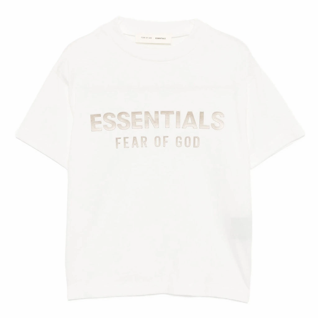 All-Season Comfort Wear Multi Panel Design Fear of God Essentials Kids Classic Crew Neck T-shirt