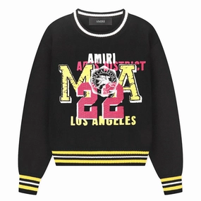 Amiri Kids 22 Crewneck Essential Style Odor Resistant Tech