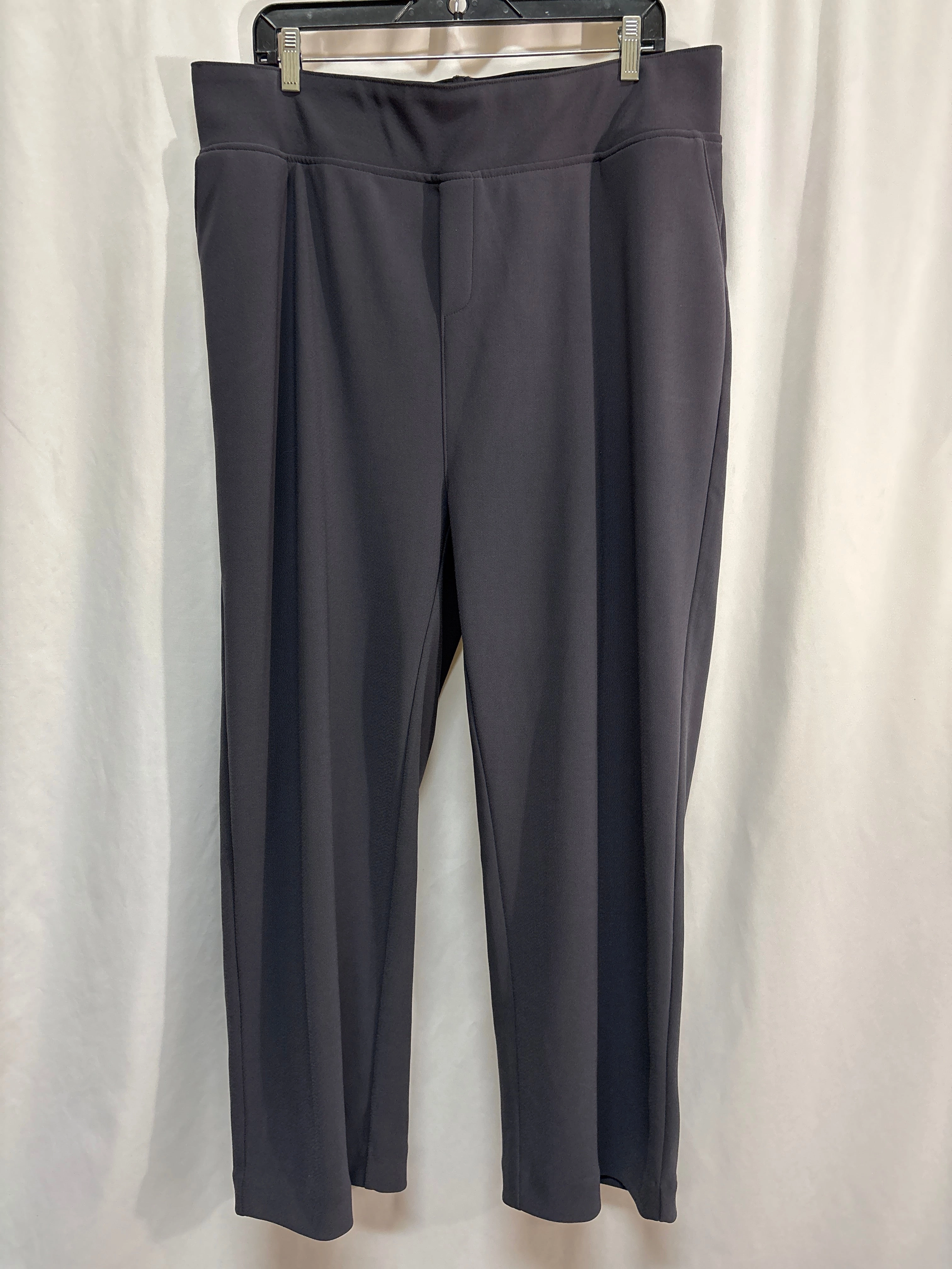 Urban Style Ultra Stretch Pants Dress By Zenana Outfitters In Grey, Size: 3x