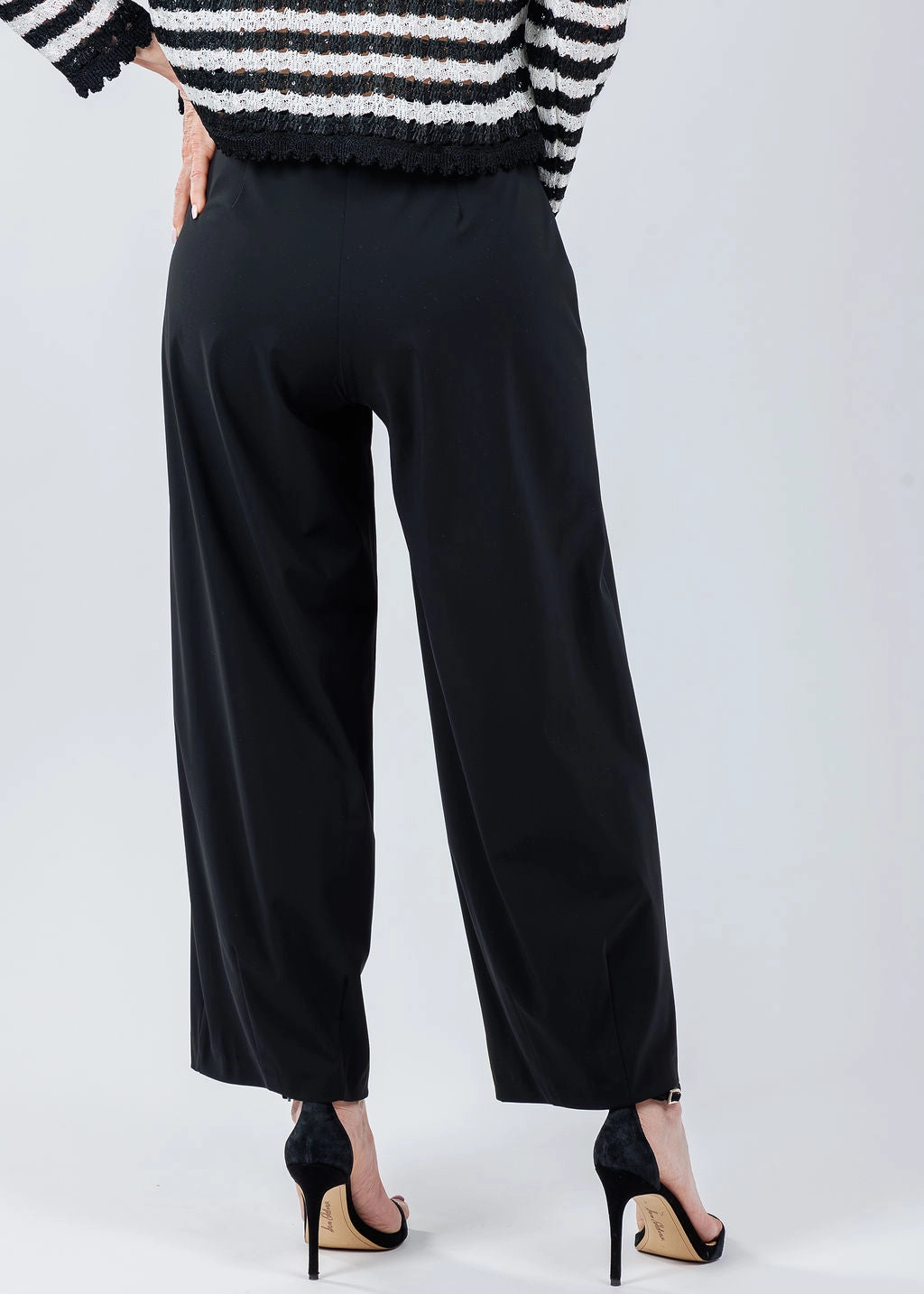 Freedom Fit Everyday Essential Sally 7/8 High Tech Jersey Pants - Black